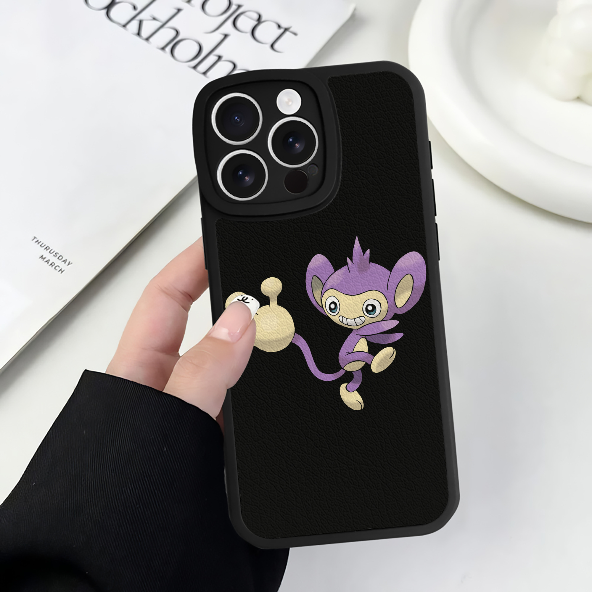 （画像用） ポケットモンスター Pokémon 【iPhone 16シリーズ対応】シリコンスマホケース（レザー調） 材質：シリコン